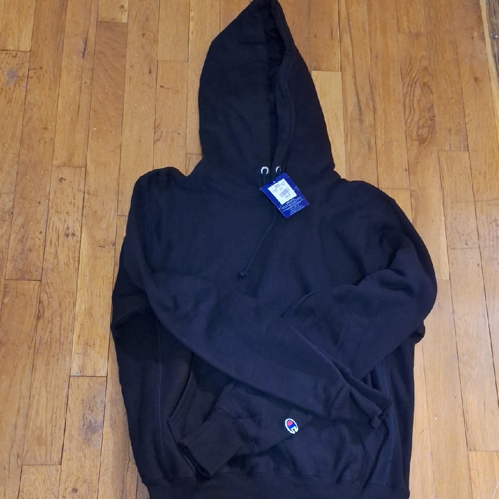 Mens small Champion Reverse Weave Black Hoodie
